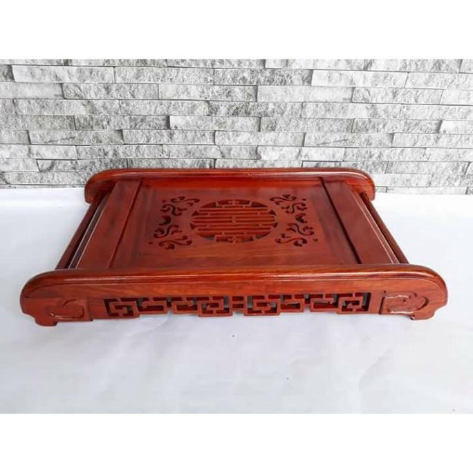 Khay Trà Gỗ Hương Cao Câp - KT :DÀI 47 RỘNG 27 CM - CHẤT LƯỢNG HOÀN HẢO