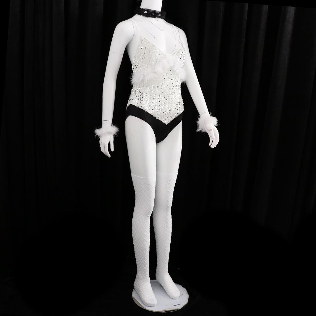 Rabbit Lingerie Halloween Party Cosplay Costume Fancy Bodysuit Set