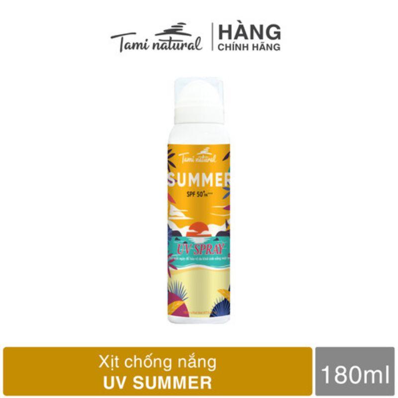 Kem Chống Nắng Nâng Tone Summer UV Spray Chống Nắng Chỉ Số Chống Nắng SPF 50 PA Dung Tích 180ml