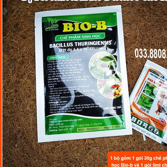 COMBO TRỪ SÂU SINH HỌC DIỆT NHANH TẬN GỐC GỒM BIO-B VÀ NGƯ ÔNG ĐẮC LỢI