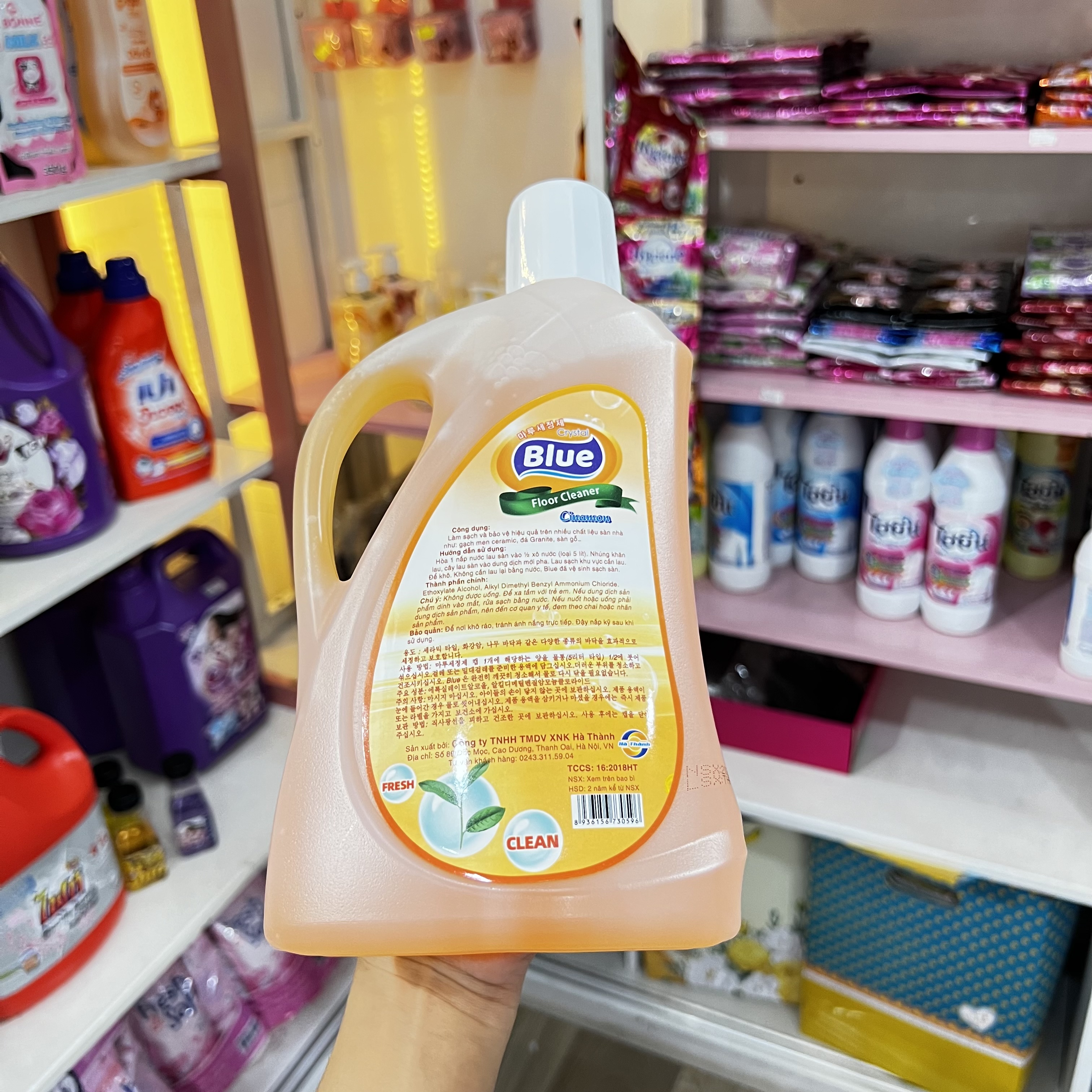 Nước Lau Sàn chai 1L hương sả,quế và hương hoa