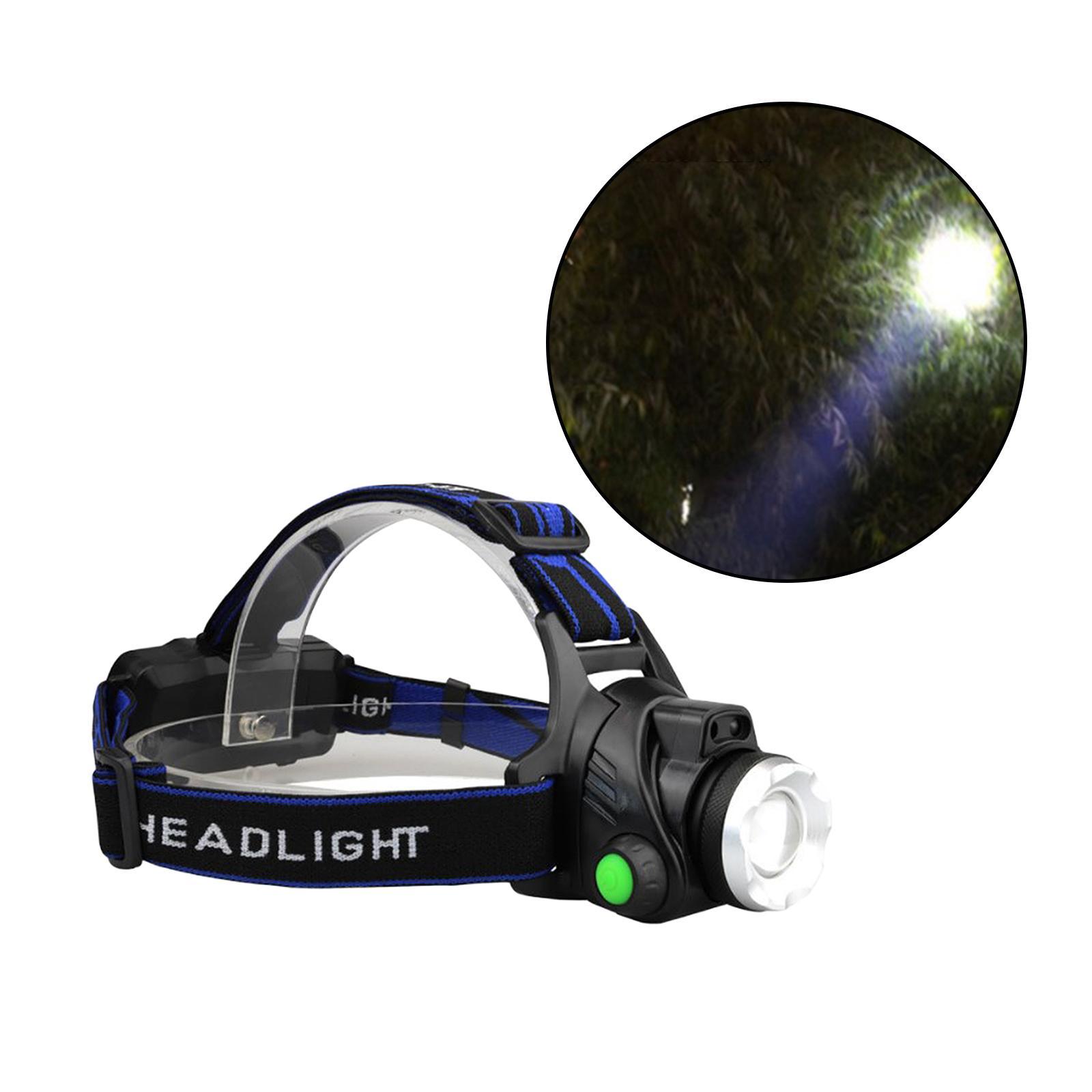 Headlamp Flashlight, Rechargeable Led Head Lamp, T6 Headlight Perfect for Camping, Hiking, Outdoors, Hunting