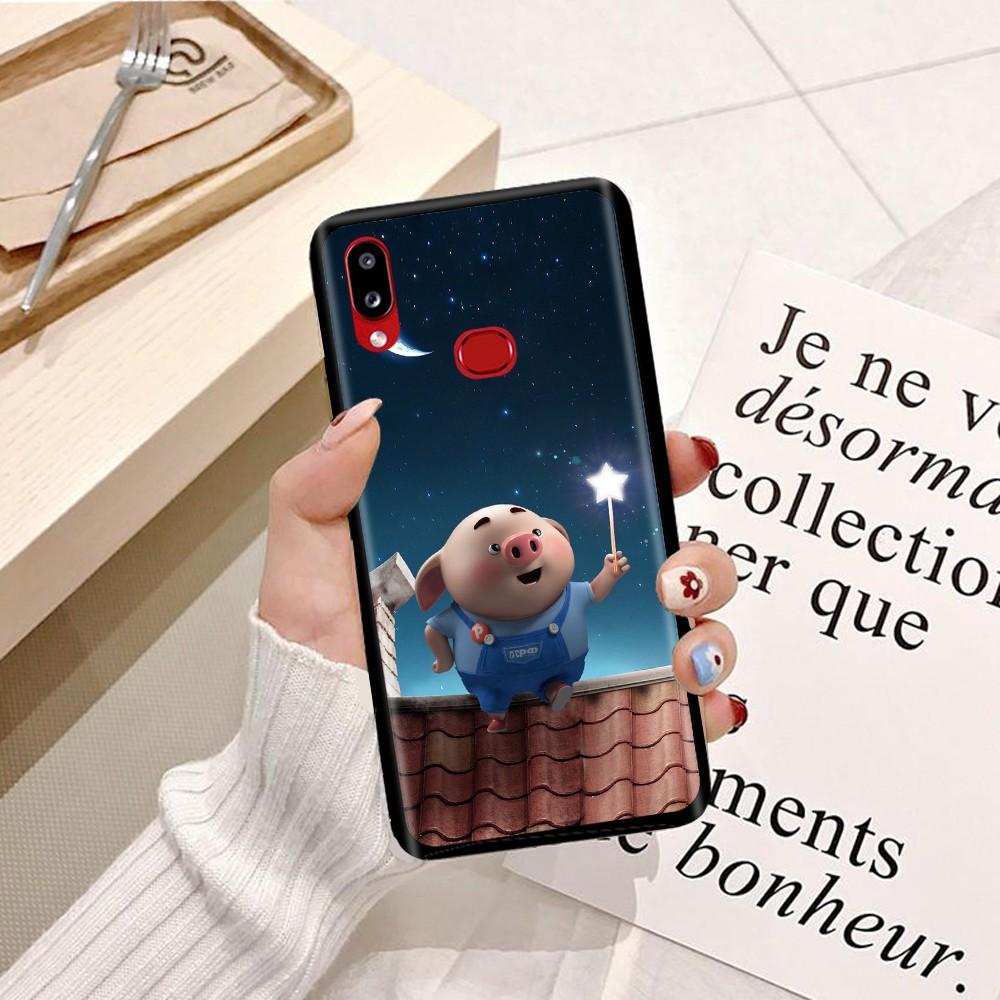 Ốp lưng dành cho điện thoại Samsung A51 Silicon dẻo hình Heo Con Dễ Thương