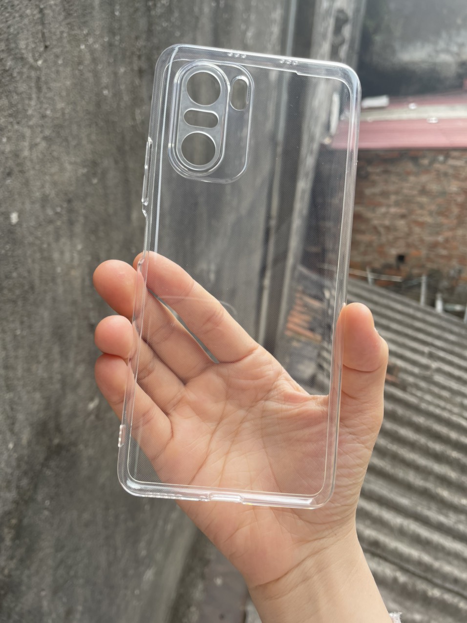 Ốp lưng silicon cho Xiaomi Redmi K40, K40 Pro - hãng Gor trong suốt có gờ bảo vệ camera Hàng nhập khẩu