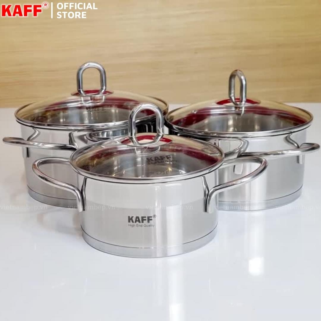 Nồi Inox cao cấp  KAFF KF-ST09304 size 24x14cm-Hàng chính hãng