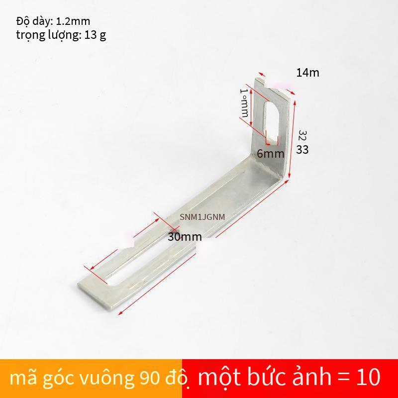 Khuyến mại gia cố điều chỉnh mã góc hoạt động 90 độ giá đỡ hình chữ L sắt mảnh phụ kiện nội thất kết nối mảnh chia hỗ trợ laminate hình tam giác