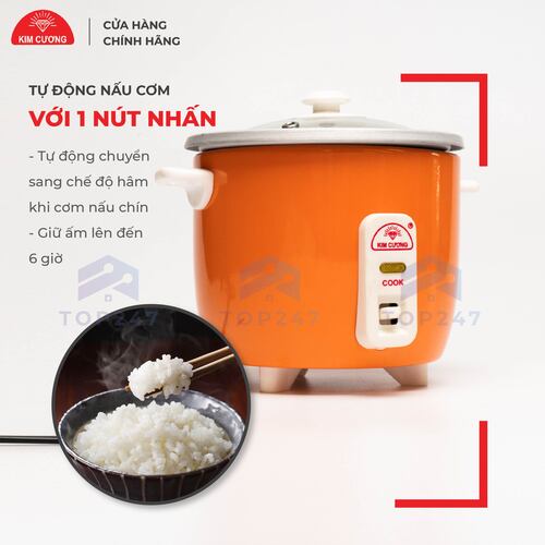 Nồi Cơm Điện Kim Cương 0.3 Lít - Mini, Nắp Rời