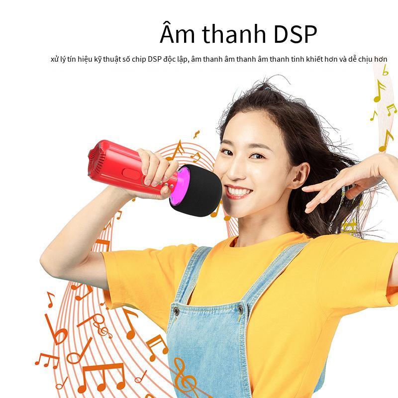 Đảm Bảo Chất Lượng Mới Micro Bluetooth Không Dây K Bài Hát Hiện Vật Trẻ Em Micro Âm Thanh Một Điện Thoại Di Động K Song Bảo