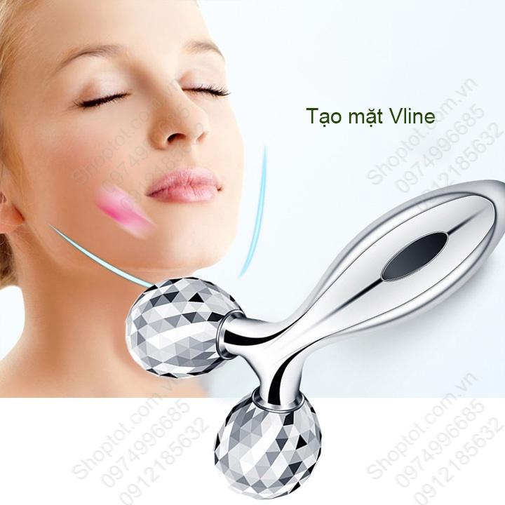 Dụng cụ lăn massge mặt, toàn thân 3D, tạo mặt Vline, săn chắc cơ, giảm mỡ