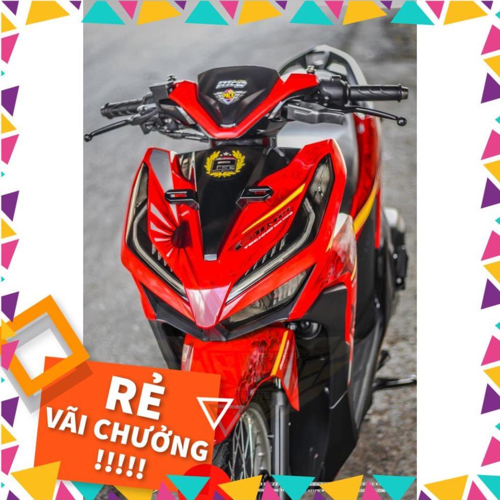 Tem Rời Vario 125 Mẫu Mặt Trời Đỏ Bạc Đen