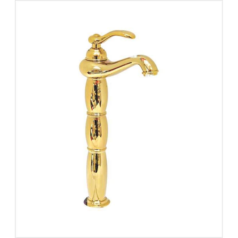 Vòi lavabo mạ vàng 30cm