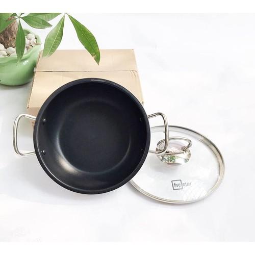 Nồi kho thịt cá 18cm, 20cm 3 đáy từ chống dính