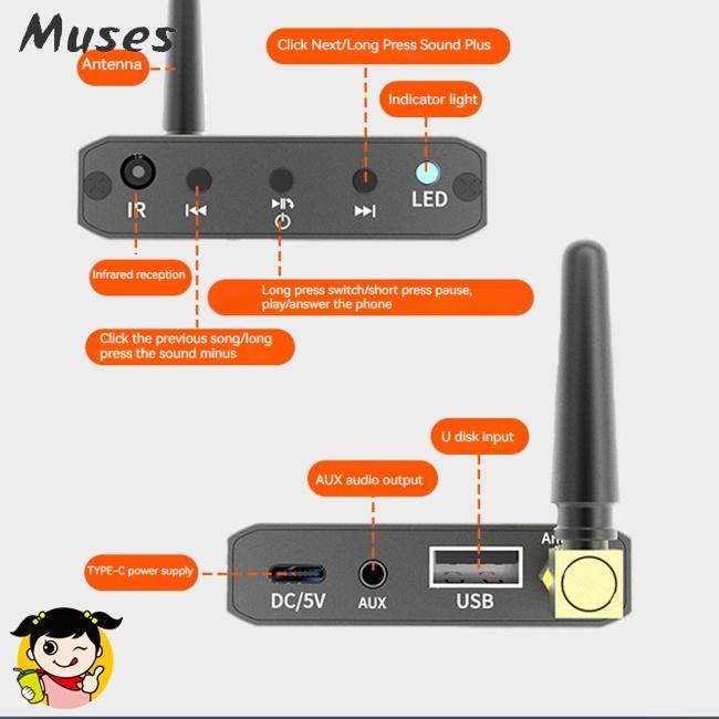 Thiết Bị Nhận Tín Hiệu Âm Thanh Bluetooth Jack 3.5mm