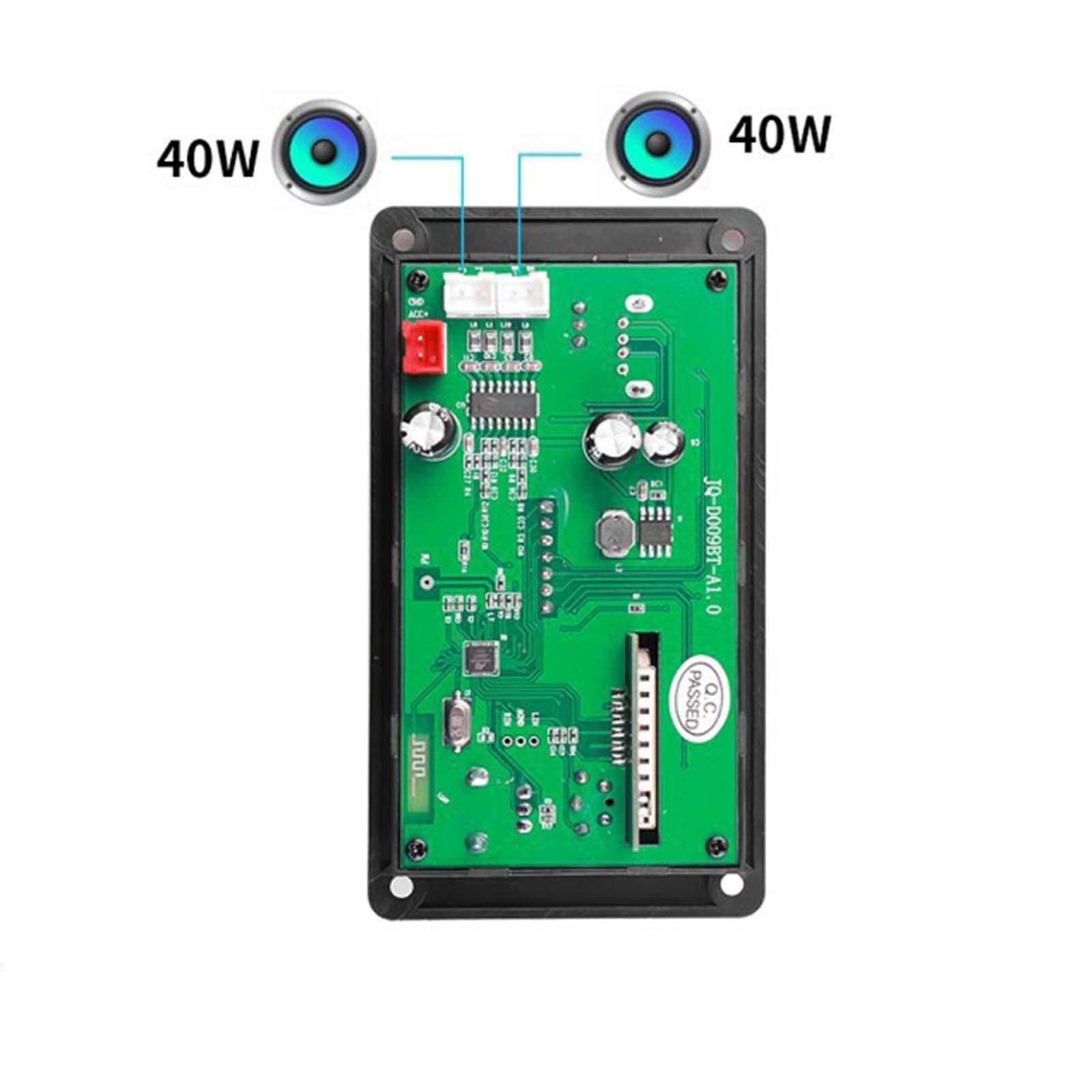 Audio Module USB TF USB FM Car Radio 12V Display Black MP3 Board
