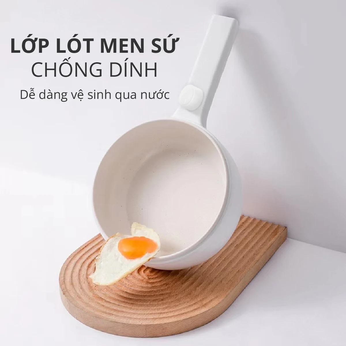 Nồi Nấu Đa Năng kèm xửng hấp Mishio MK271new 1,5L 600W- Hàng chính hãng