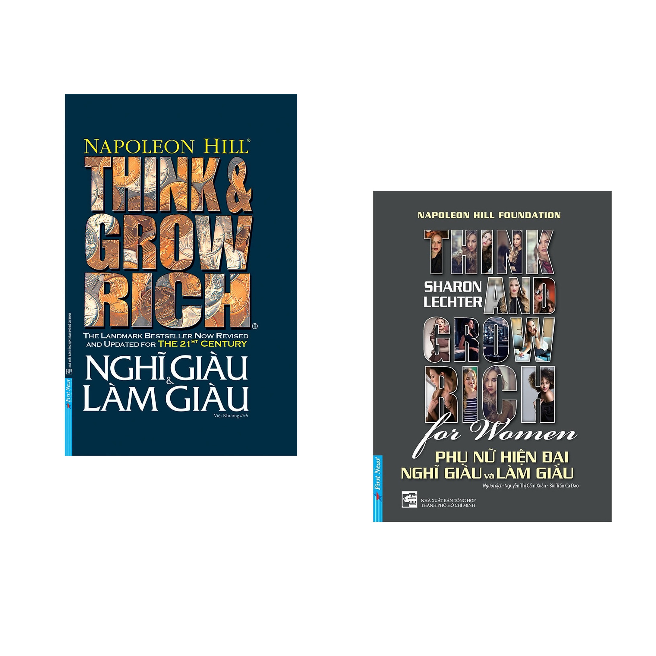 Combo 2 cuốn sách: Nghĩ Giàu và Làm Giàu  + Phụ Nữ Hiện Đại Nghĩ Giàu Và Làm Giàu