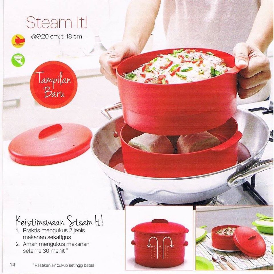 Xửng Hấp 2 Tầng Steam It (120 - 130 độ C) Giúp Tiết Kiệm Thời Gian Công Sức Cho Nhà Bếp