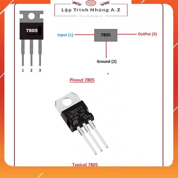 [Lập Trình Nhúng A-Z][138] IC Nguồn 7805 7809 7812 7815 7905 7912 7915 LM317