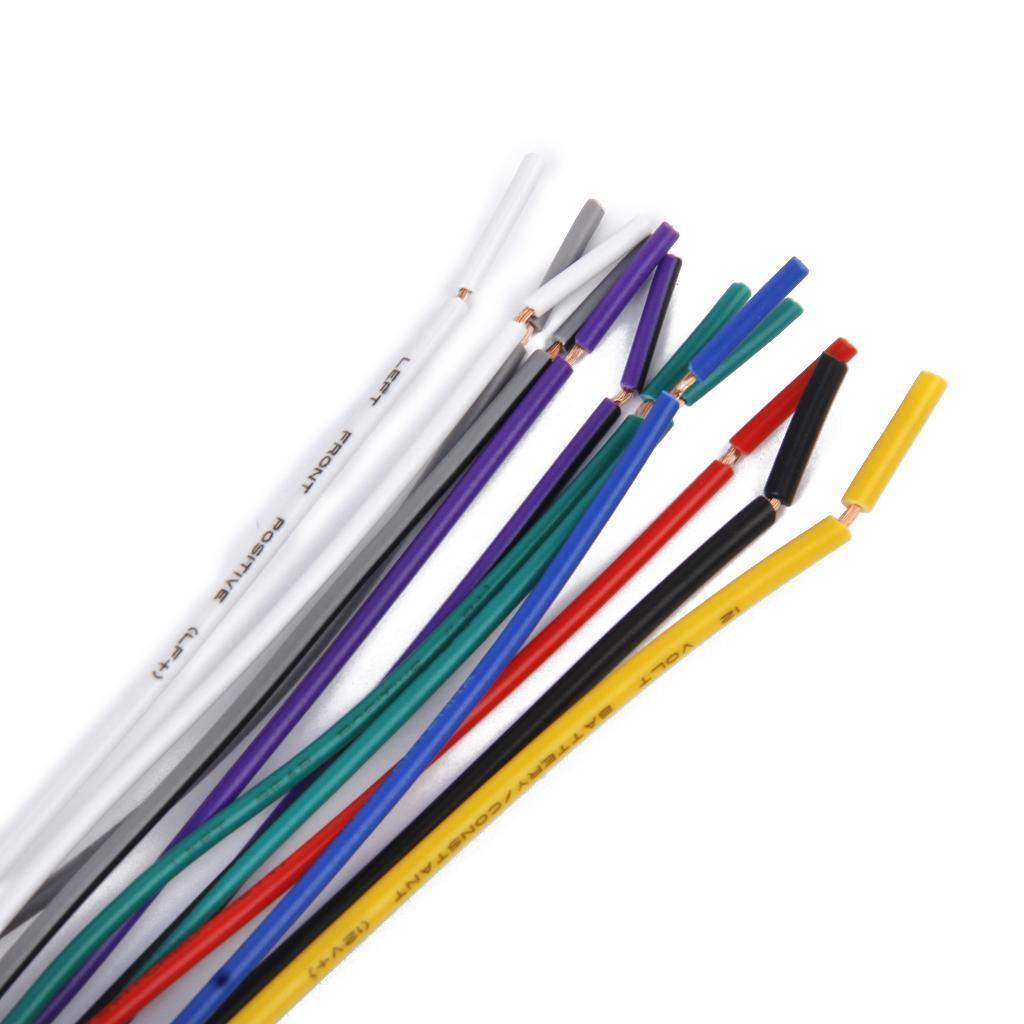 Shining 5pcs 16Pin Car Wire Plug Cable For