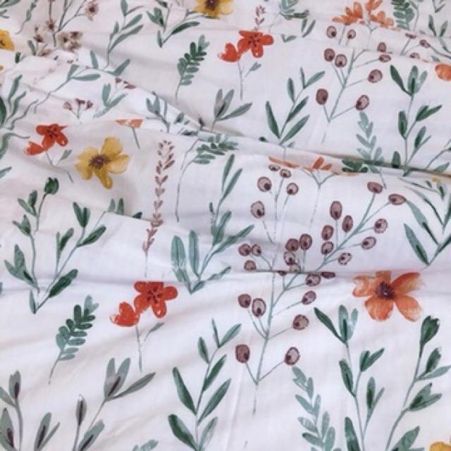 Set Cotton Living 100% Cotton Hàng Nhập Khẩu Cao Cấp Hoa Nhí