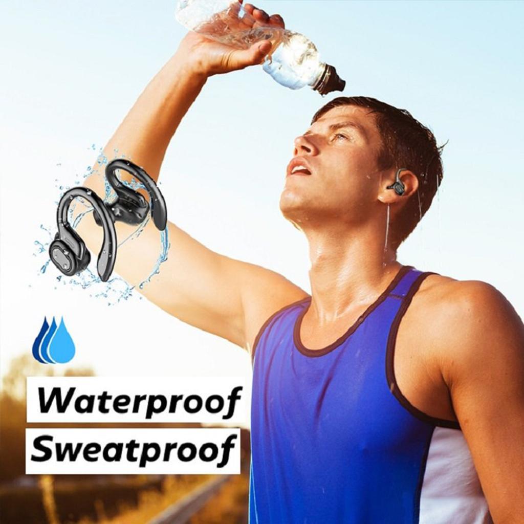 Bluetooth Headphone Headsets Earphones Over Ear 2600mAh w/Mic Waterproof