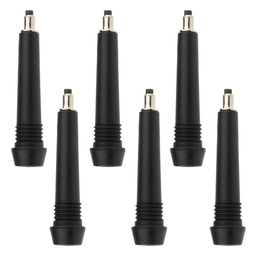 6pcs Replacement Rod Tip For Alpenstock Trekking Pole Stick