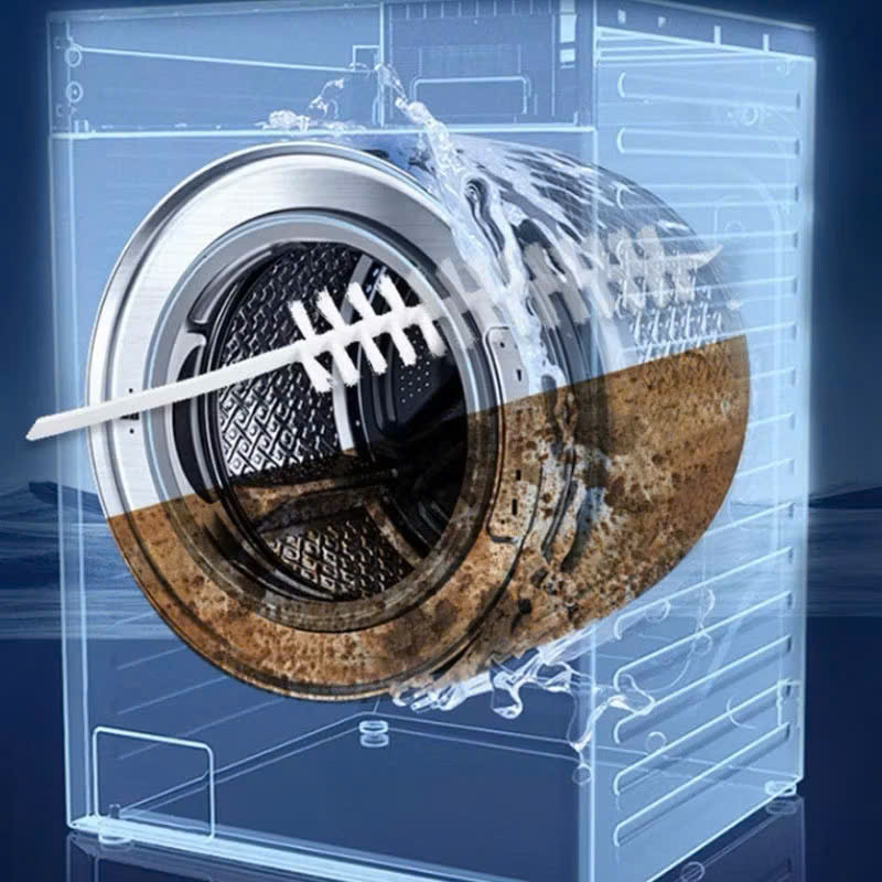 Bàn chải vệ sinh lồng máy giặt, máy sấy, điều hoà, quạt, hút mùi… cán dài, dụng cụ cọ rửa vệ sinh đa năng uốn 360 độ - Hàng chính hãng