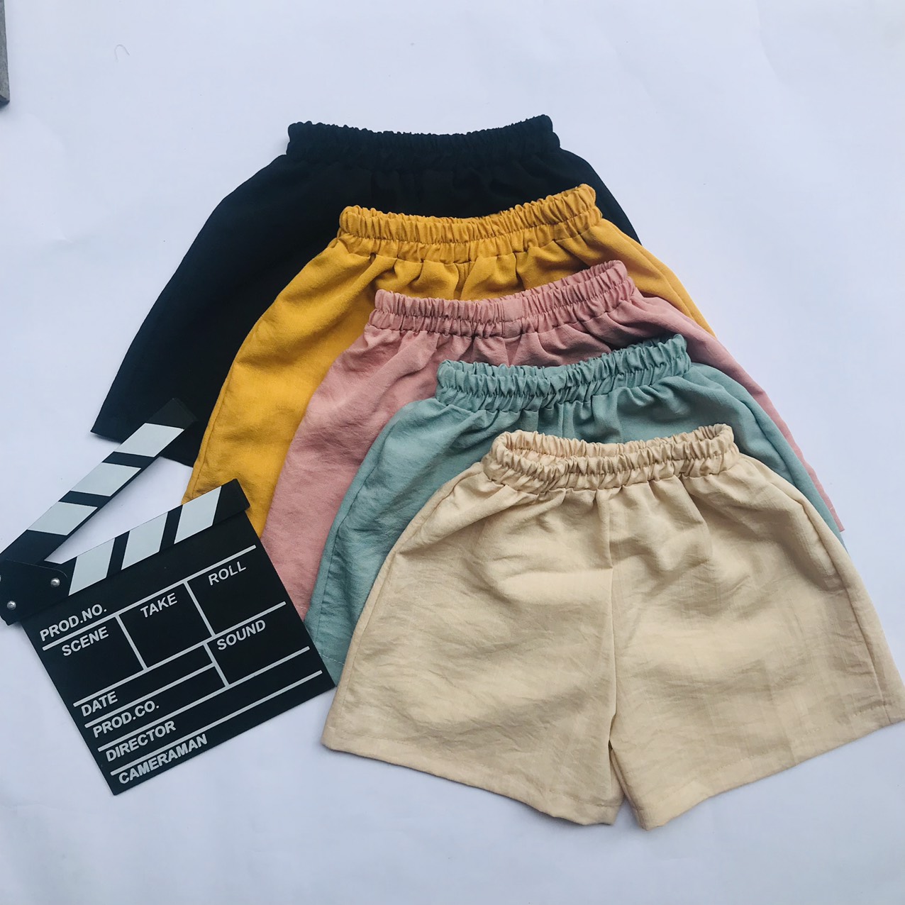 (Rẻ Mát 01)Quần Short Bé Trai Quần Short Bé Gái Chất Đũi Xước Nhẹ Mát Thấm Hút Mồ Hôi Size 10-35kg