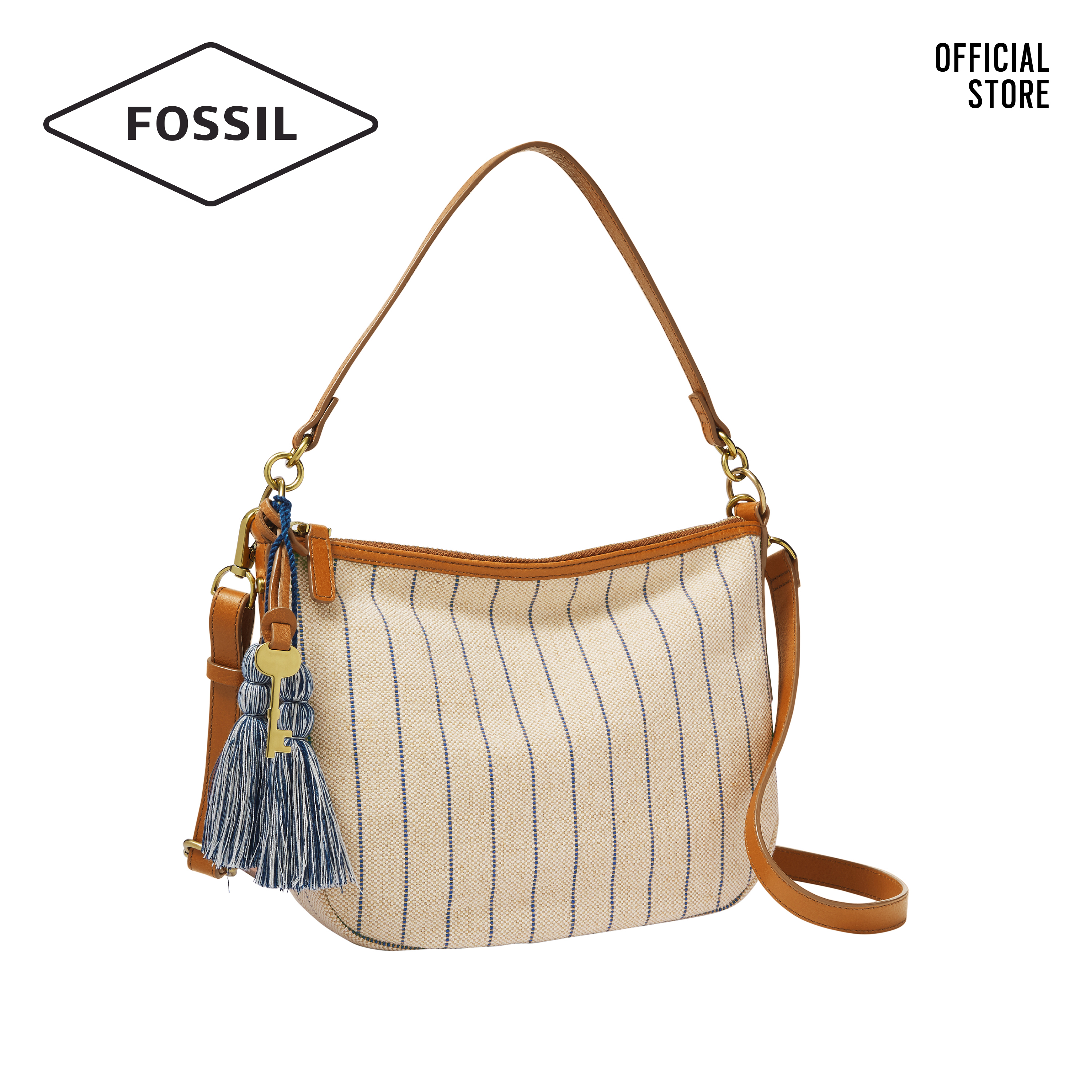 Túi đeo chéo nữ thời trang Fossil Jolie Crossbody ZB1320101 - màu trắng