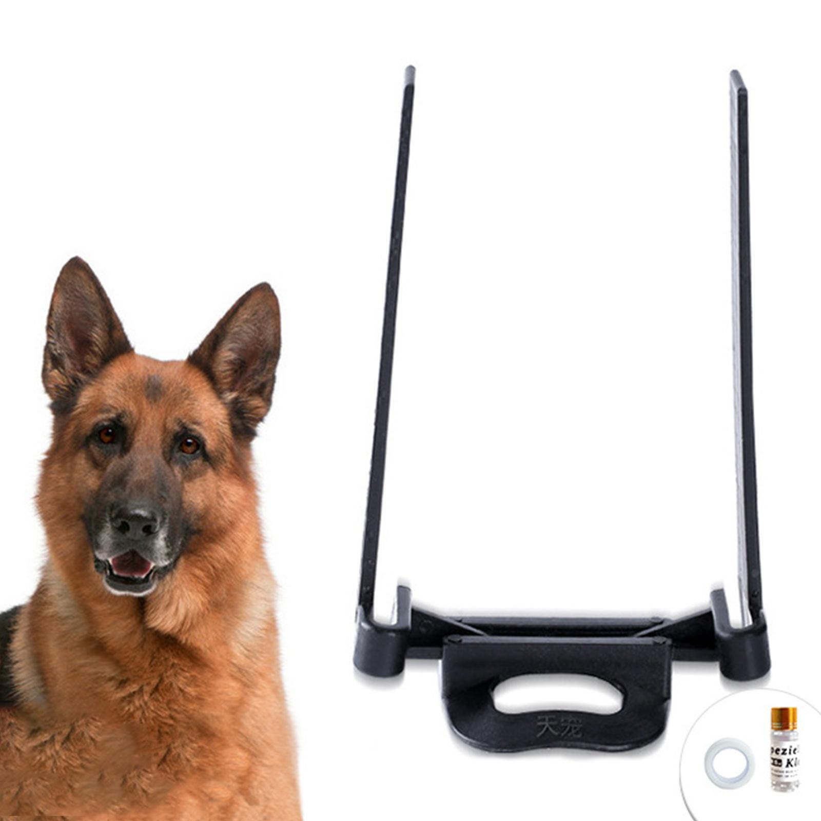 2xDog Puppy Ear Vertical Tool Fixed Support for German Shepherd