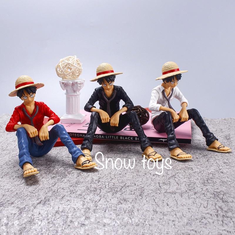 Mô hình luffy ngồi - mô hình one piece - onepiece - chiều cao 12cm