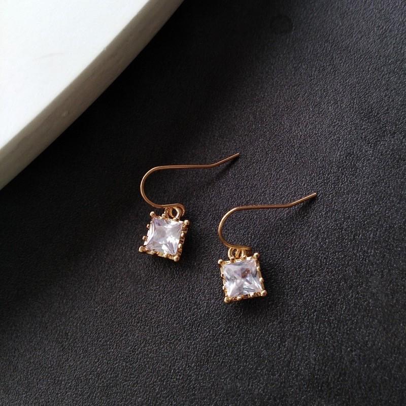 ️ KHUYÊN TAI LẤP LÁNH ️ silver S925 - Không dị ứng da - Không gỉ và siêu bền màu