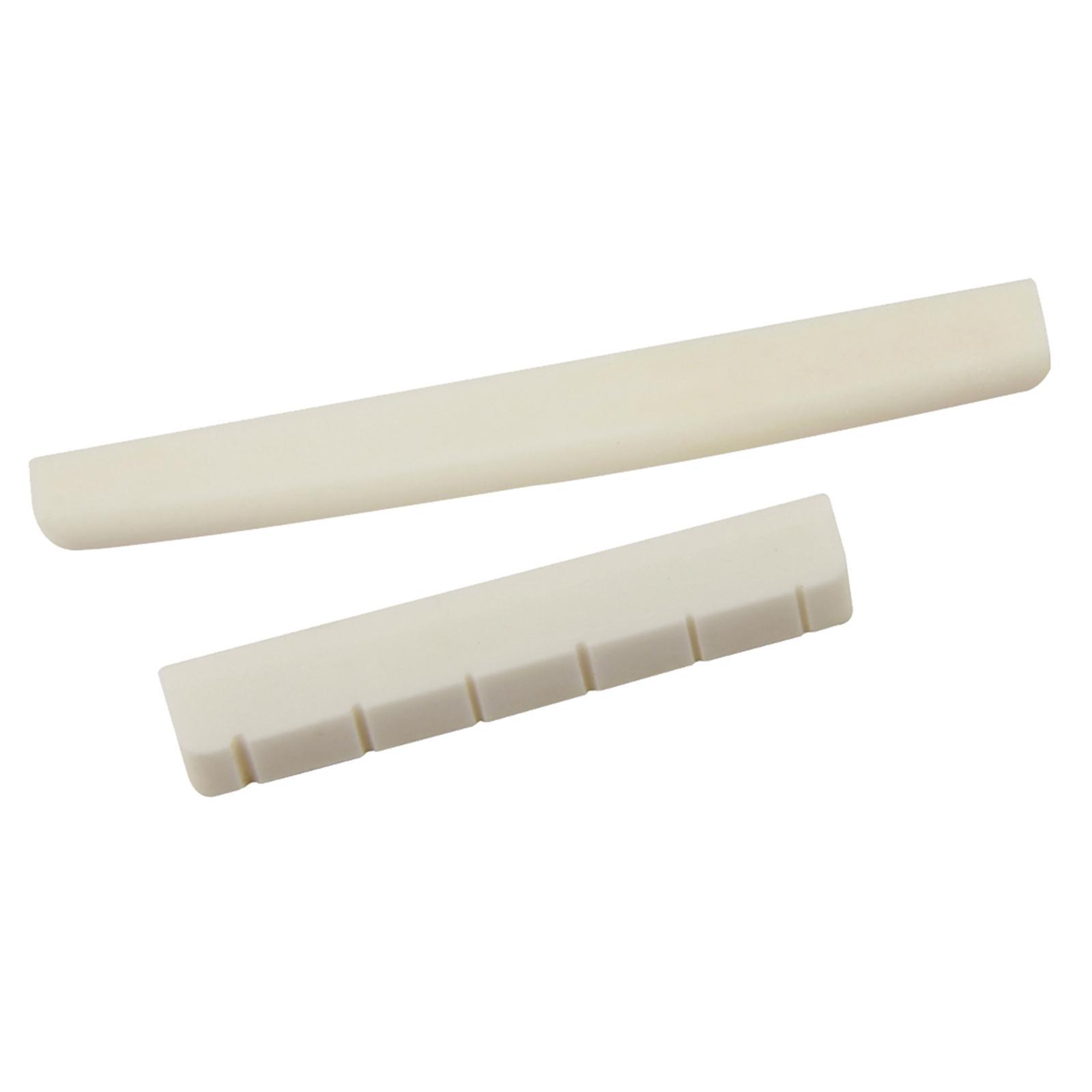 6 Set  Bridge Saddle & Slotted Nut Set For Classical Guitar Repair Parts