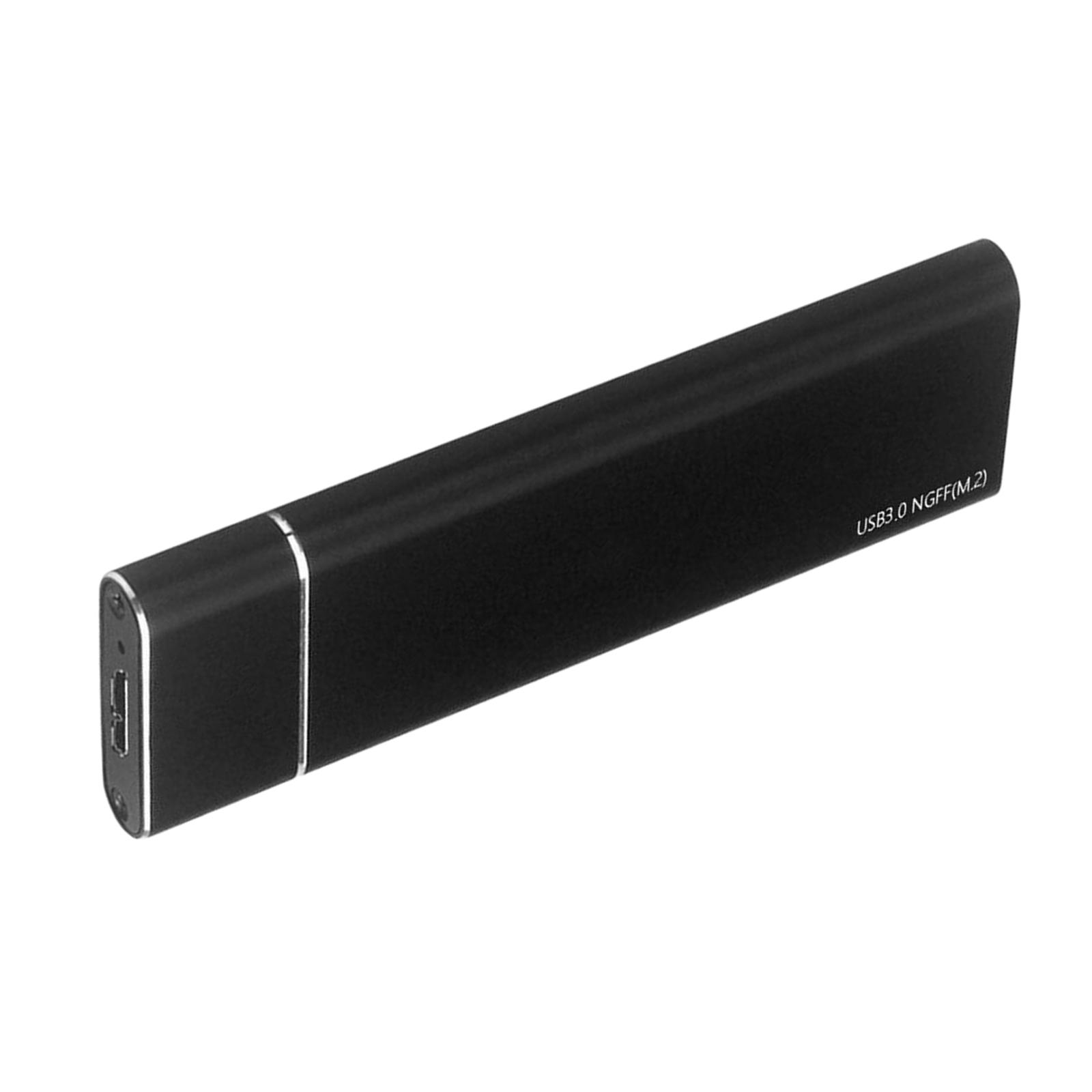 M.2 NGFF to USB 3.0 SSD Enclosure Solid State Drive for M2 SATA NGFF 2230/2242/2260/2280 SSD with Key B/Key B+M Portable