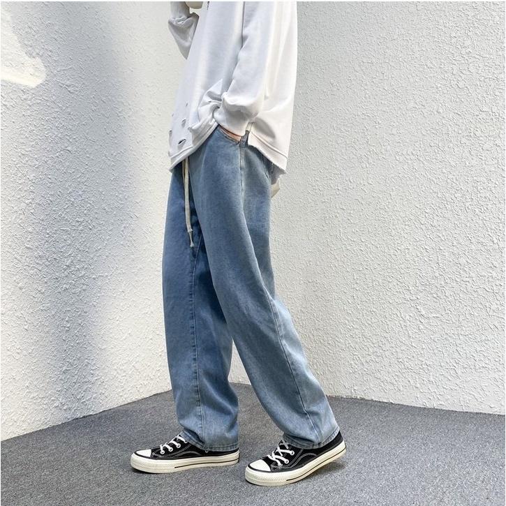 Quần jean nam đen quần baggy ống suông rộng style hàn quốc - PATADOSHOP Hottrend 2022