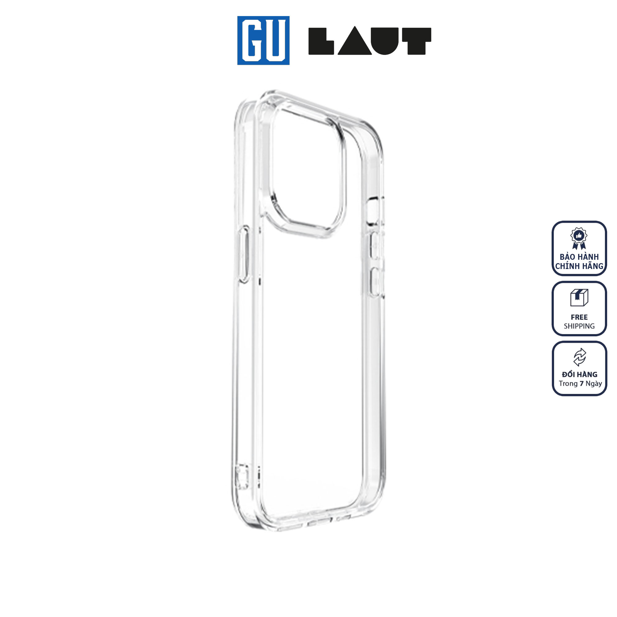 Ốp LAUT Revive Prop Dành Cho iPhone 15 Pro Có Vòng Tròn Chân Đế Hàng Chính Hãng