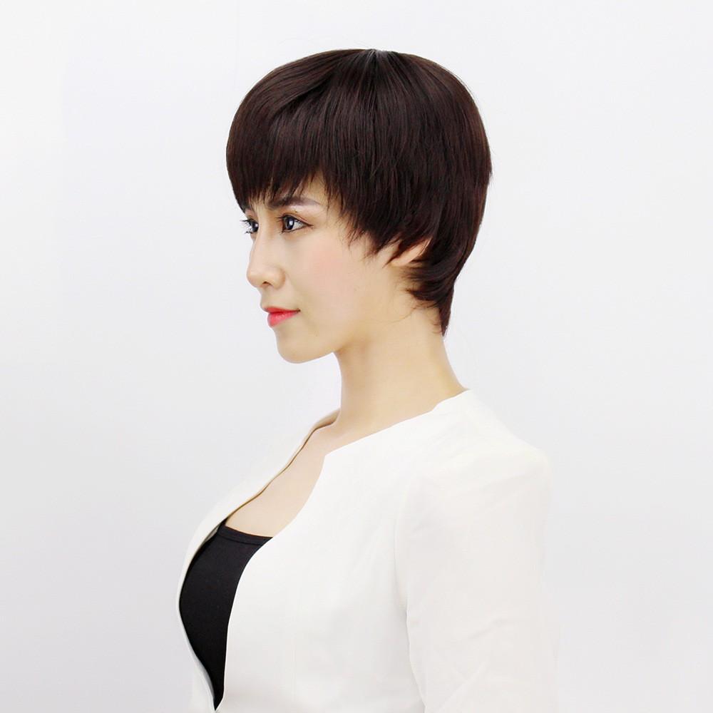 Tóc tomboy cao cấp FS-D90, tặng lưới chụp