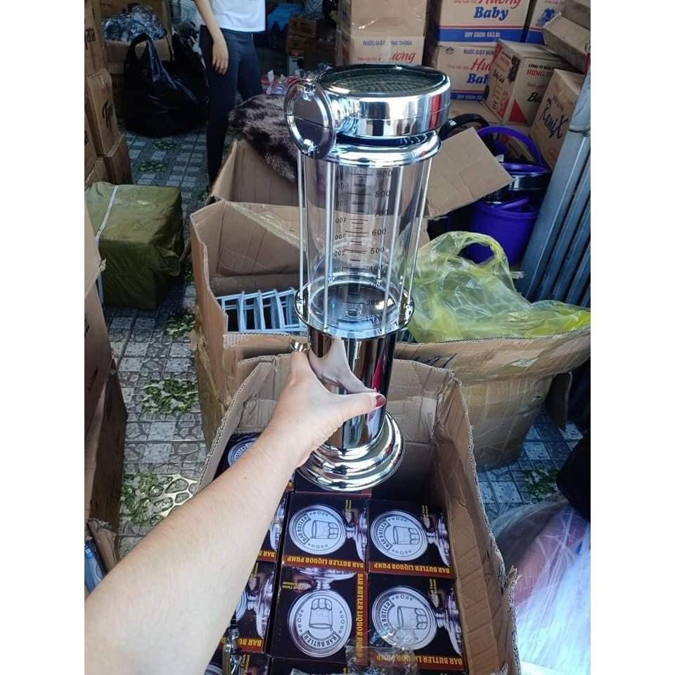 Bình rót rượu hình cây xăng loại 1 vòi siêu sành điệu - DT 1000ML