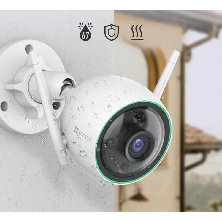 Camera Wifi EZVIZ Ngoài Trời C3N (CS-CV310) 2.0MP 1080p có màu ban đêm,+ AI - Hàng Chính Hãng