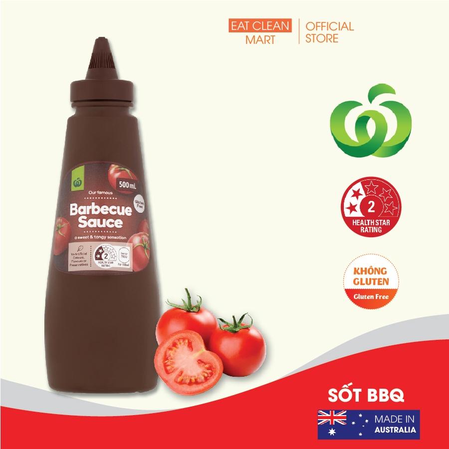 Sốt Chấm, ướp thịt nướng BBQ - Woolworths Barbecue Sauce Squeeze 500mI