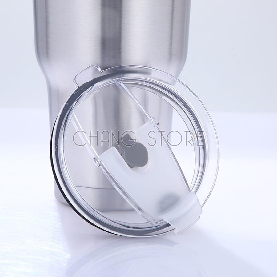 Ly Giữ Nhiệt Thái Lan 900ml Chống Trào, Bình Giữ Nhiệt Chống Va Đập +Tặng Bộ Ống Hút Tiện Lợi Màu Bạc ngẫu nhiên