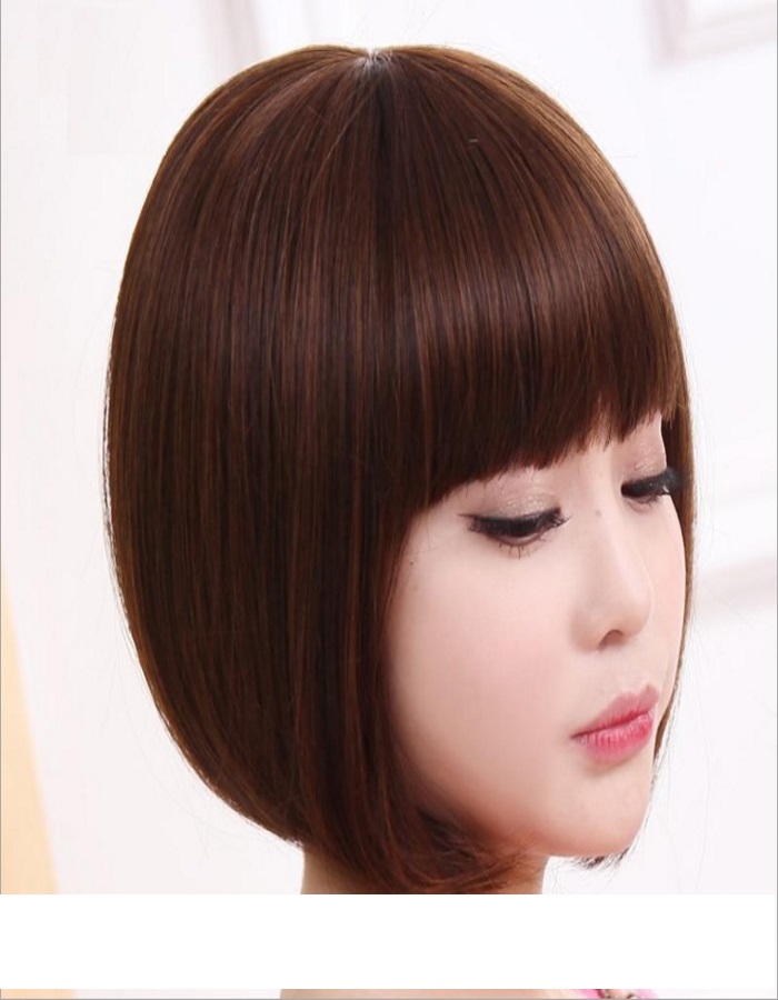 Tóc giả nữ hàn quốc tặng kèm lưới T39