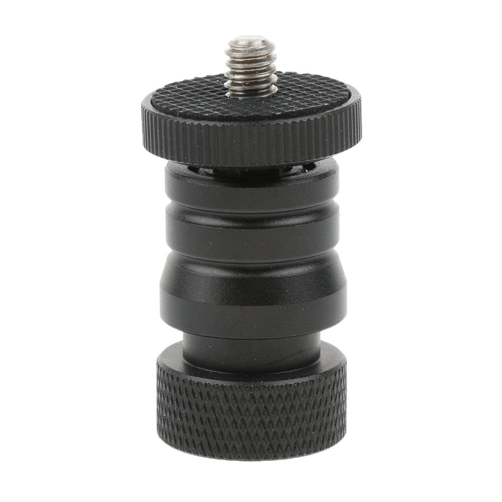 For Arca Swiss Tripod Ball Head Camera Hot Shoe Mount Quick Release Plate 1/4" Screw Hole