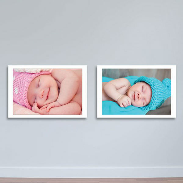 Bộ 2 Tranh Trẻ Em Dễ Thương Canvas W1174