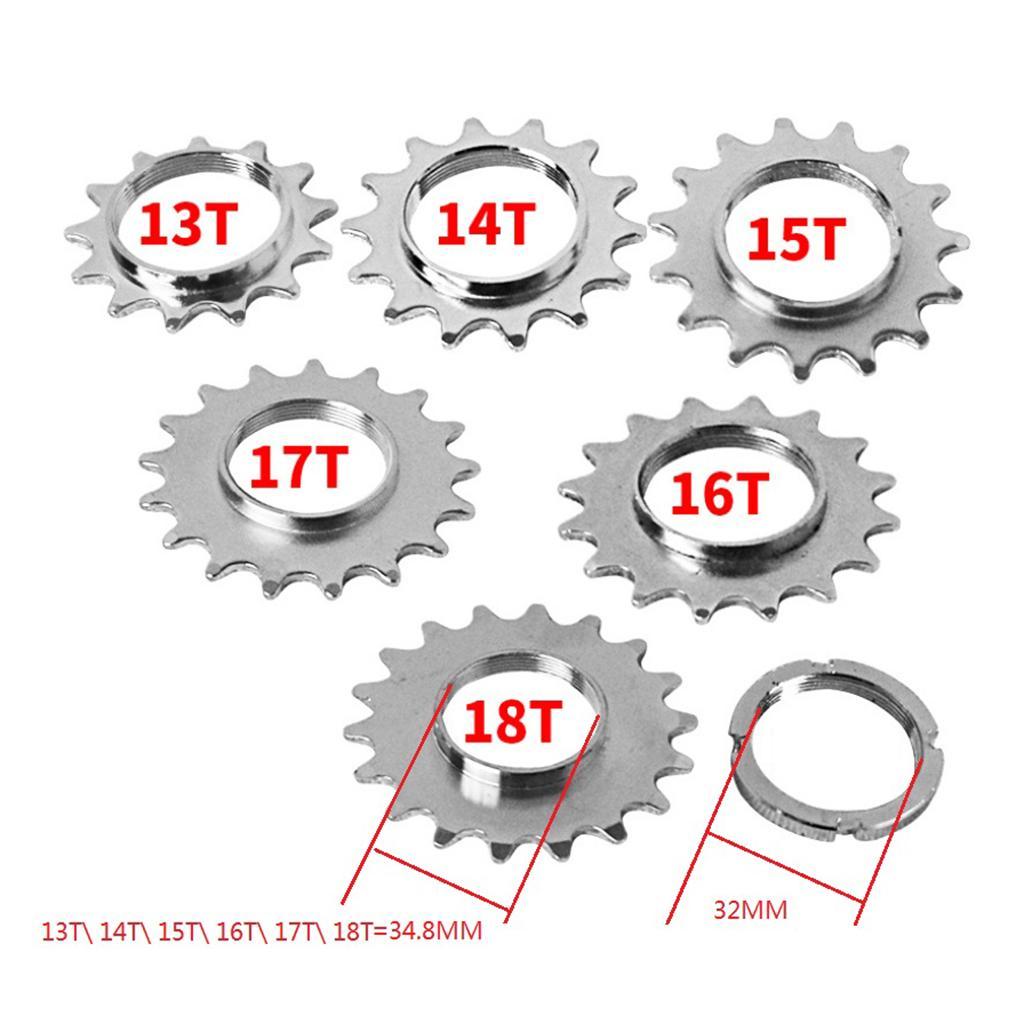 3-10pack Fixie Track Bike Freewheel Fixed Gear Single Speed Sprocket Flywheel 14