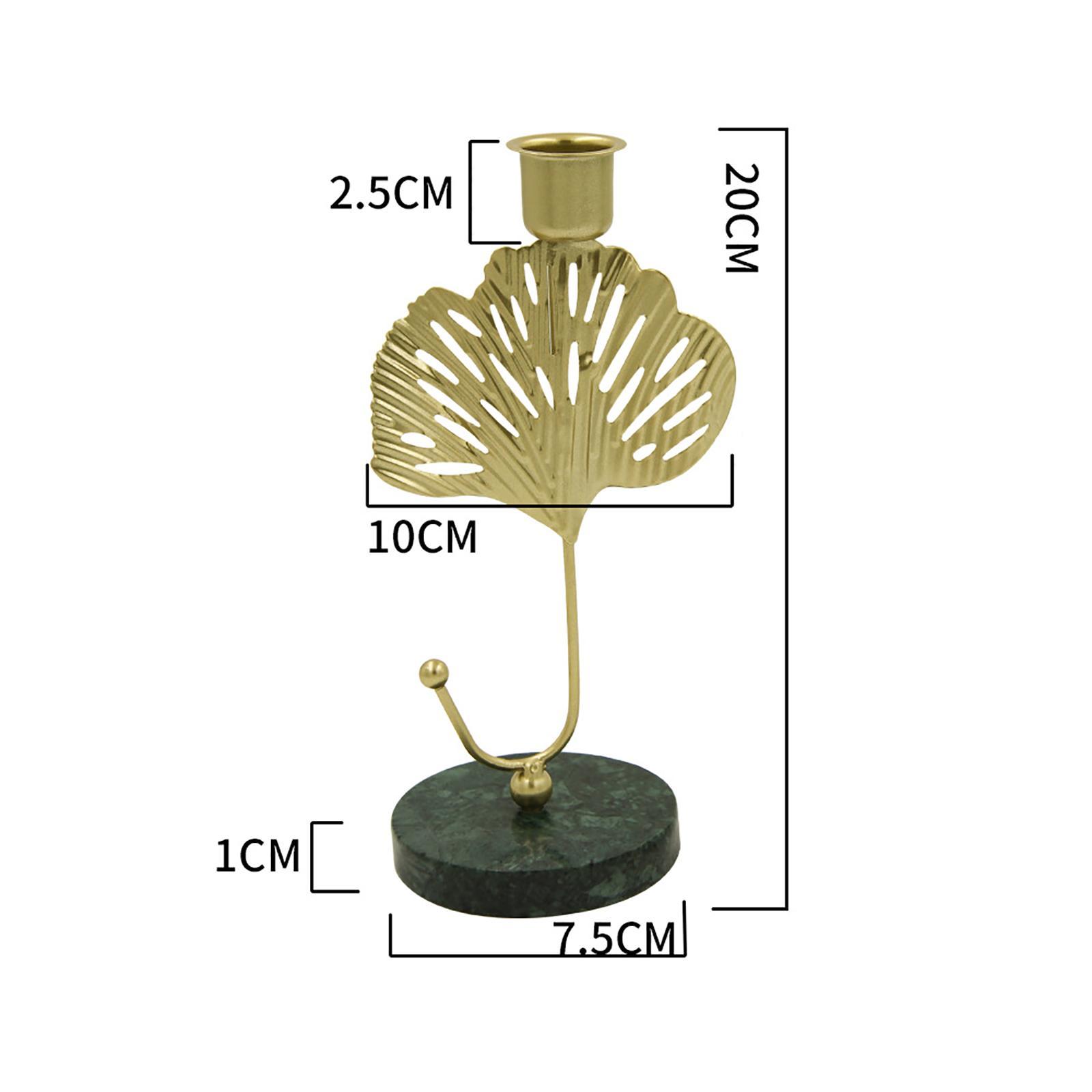 Leaves Decorative Taper Candles Holders Prayer Candles Party Candlestick