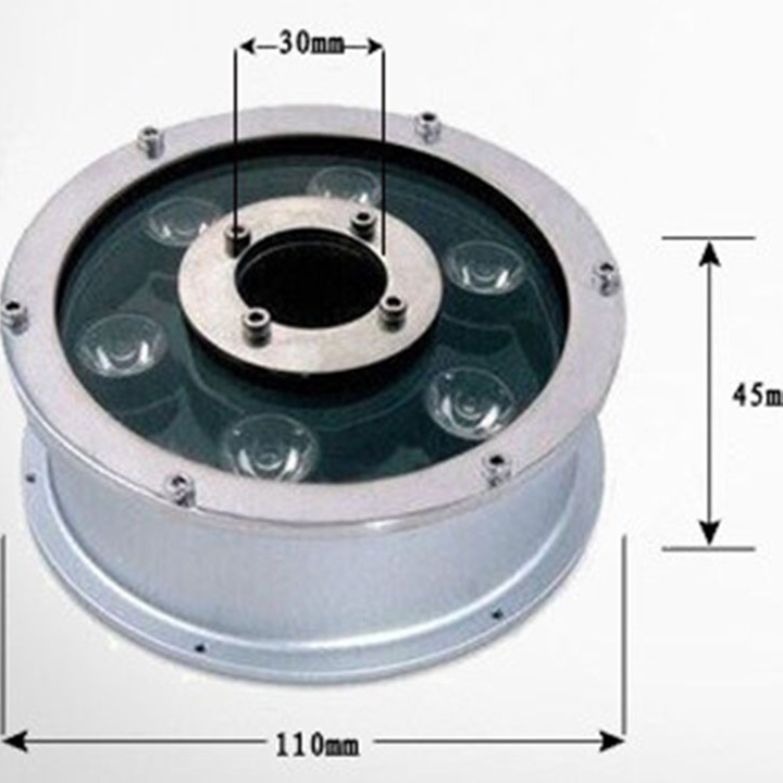 Đèn Led Âm Nước 6W Bánh Xe