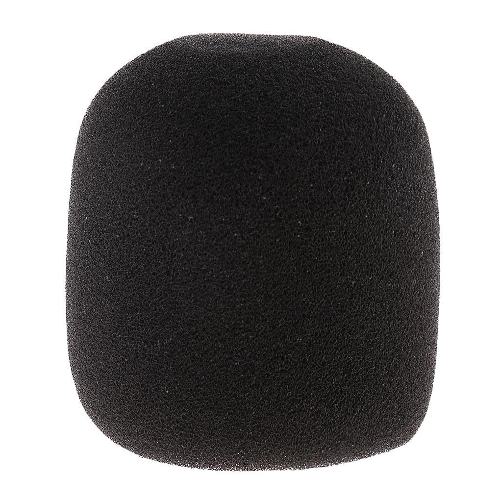 Microphone Headset Grill Windscreen Sponge Foam Black Cover