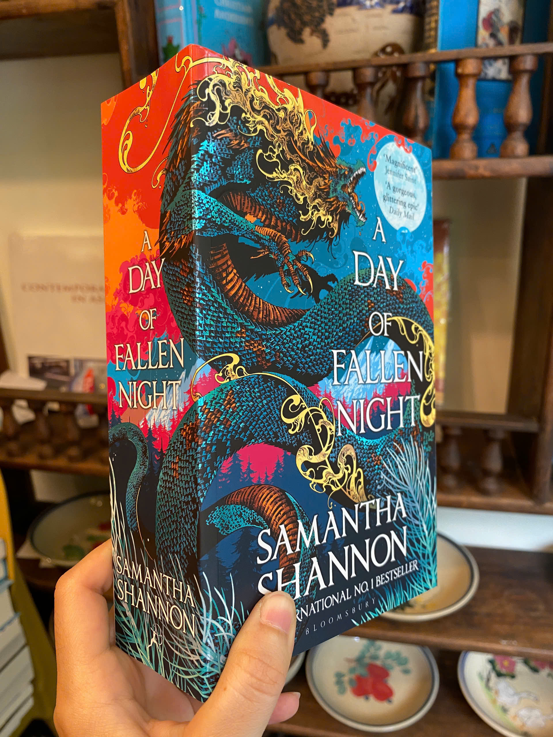 Sách - A Day of Fallen Night (International Bestselling Series) by Samantha Shannon | Fantasy Book