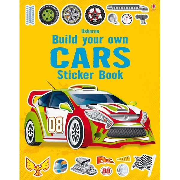 Usborne Build your own Cars Sticker book